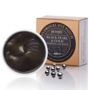 Гидрогелевые патчи под глаза Petitfee Black Pearl & Gold Hydrogel Eye Patch