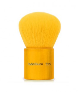 Кисть для лица Yellow Bambu 995 / Желтая, Кабуки